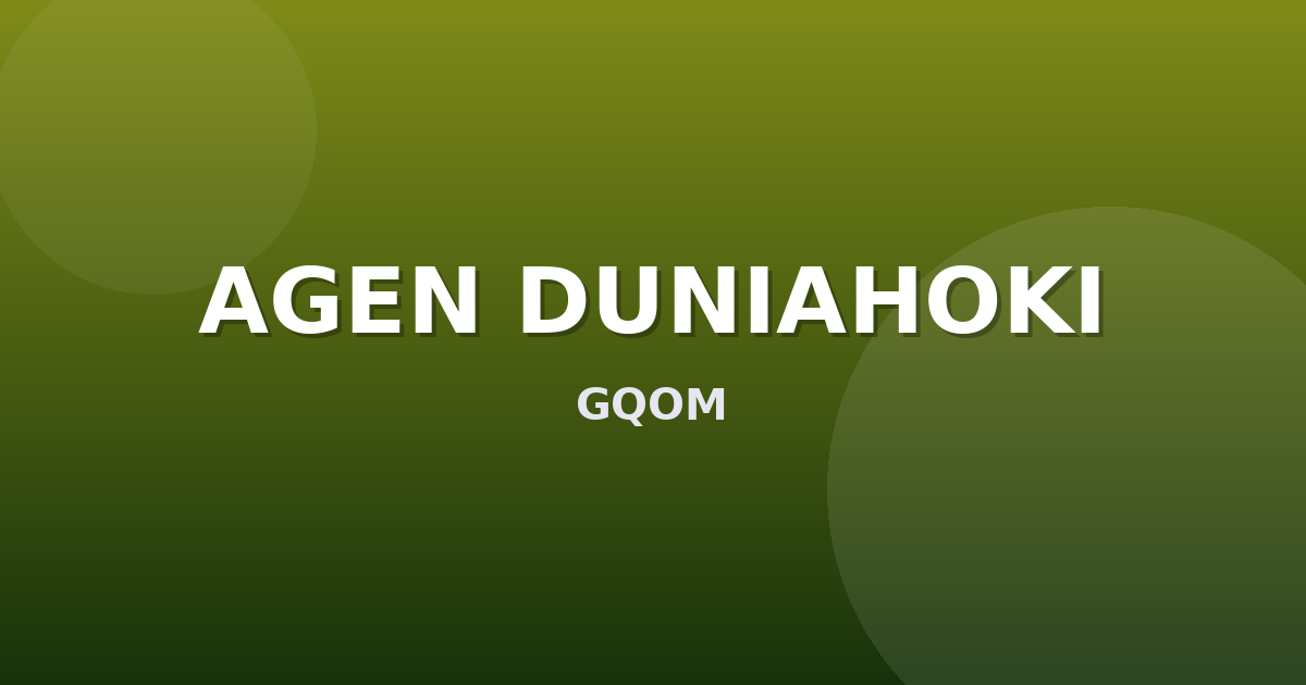Banner AGEN DUNIAHOKI