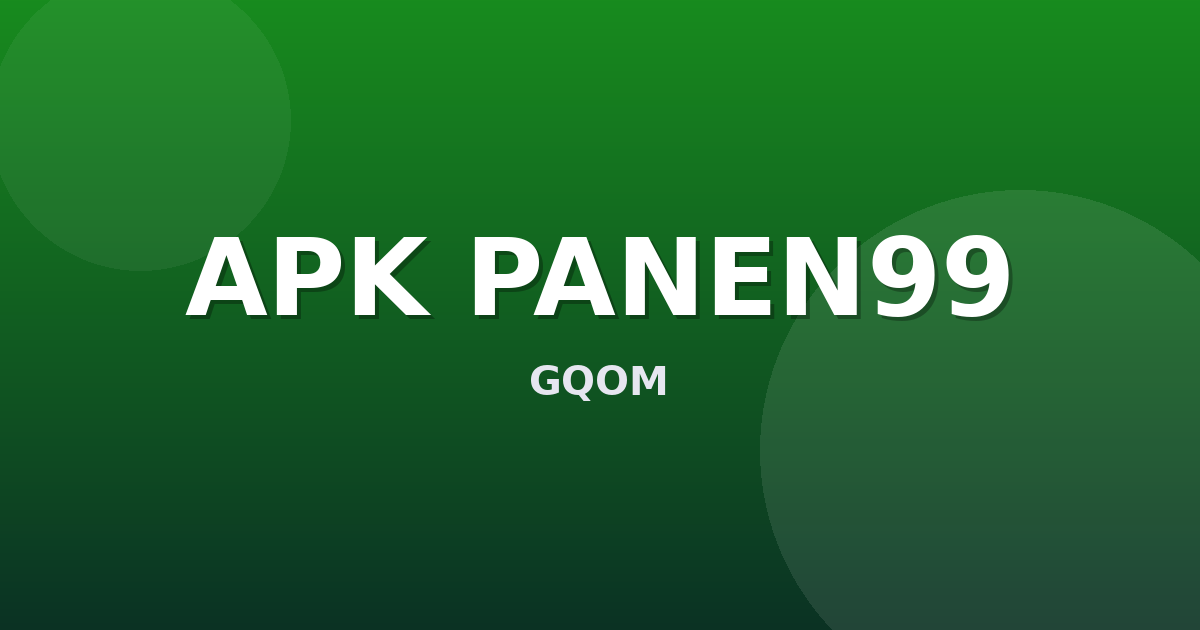 Banner APK PANEN99