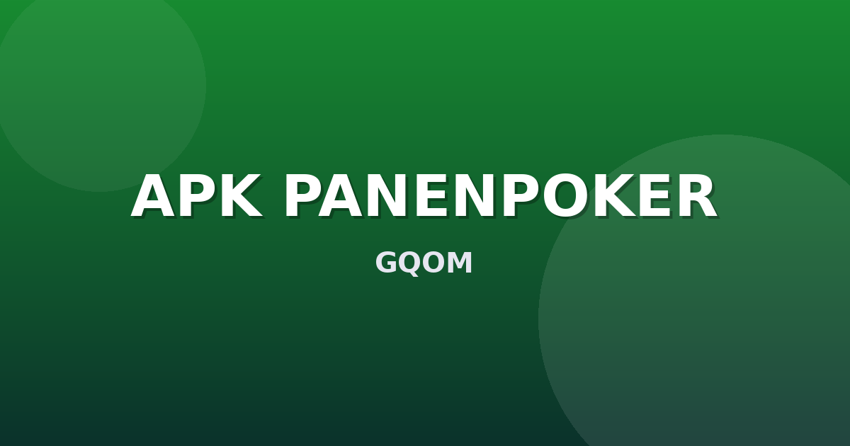 Banner APK PANENPOKER