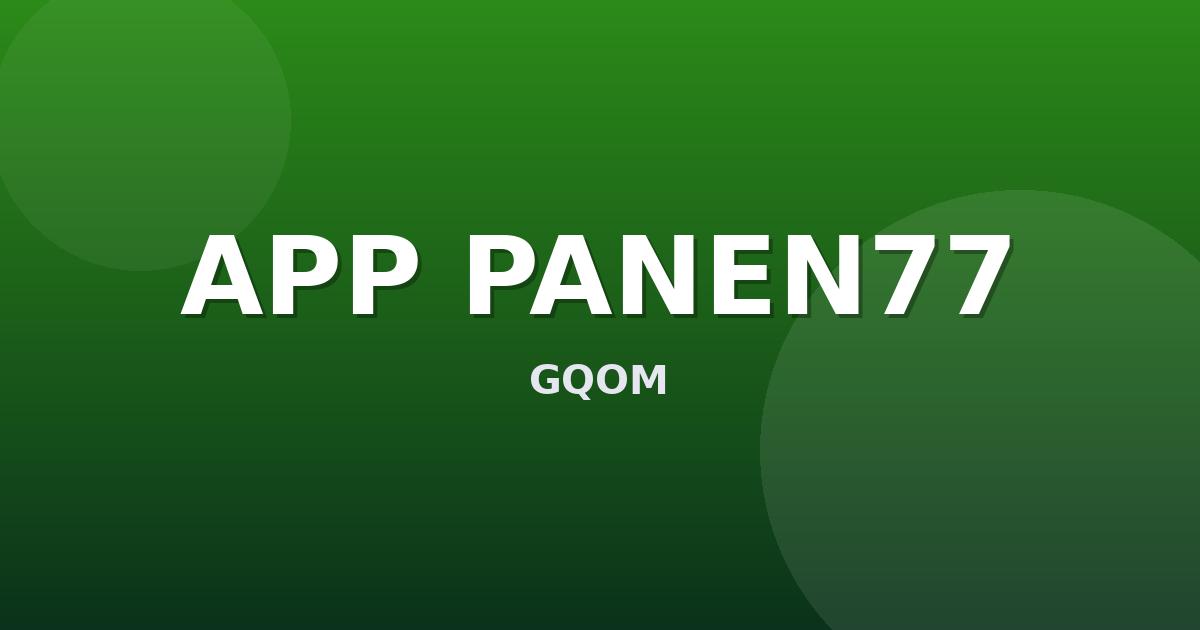 Banner APP PANEN77