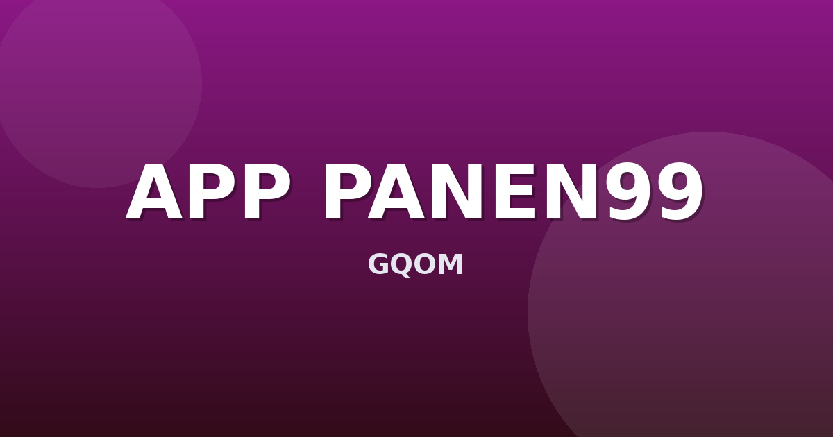 Banner APP PANEN99