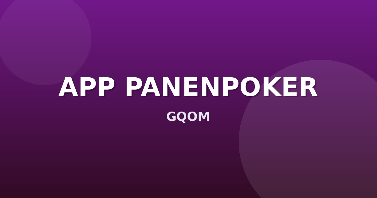 Banner APP PANENPOKER