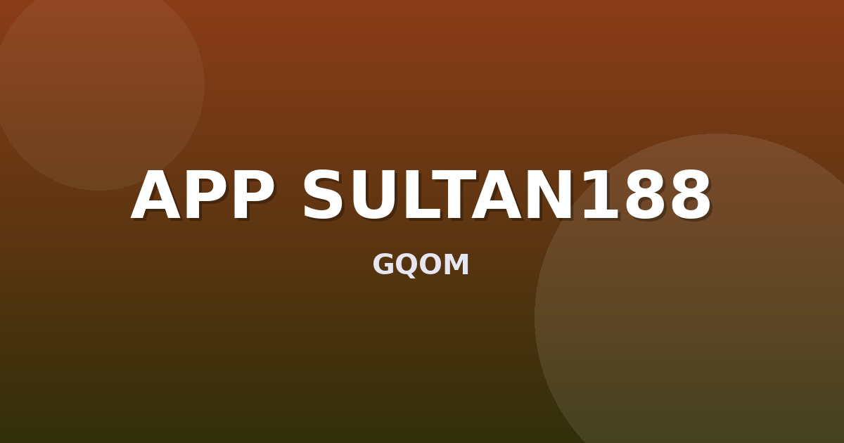 Banner APP SULTAN188