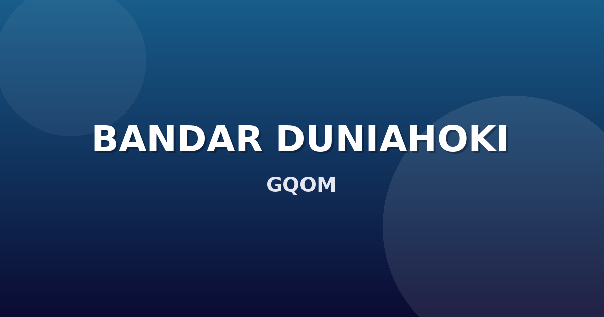 Banner BANDAR DUNIAHOKI