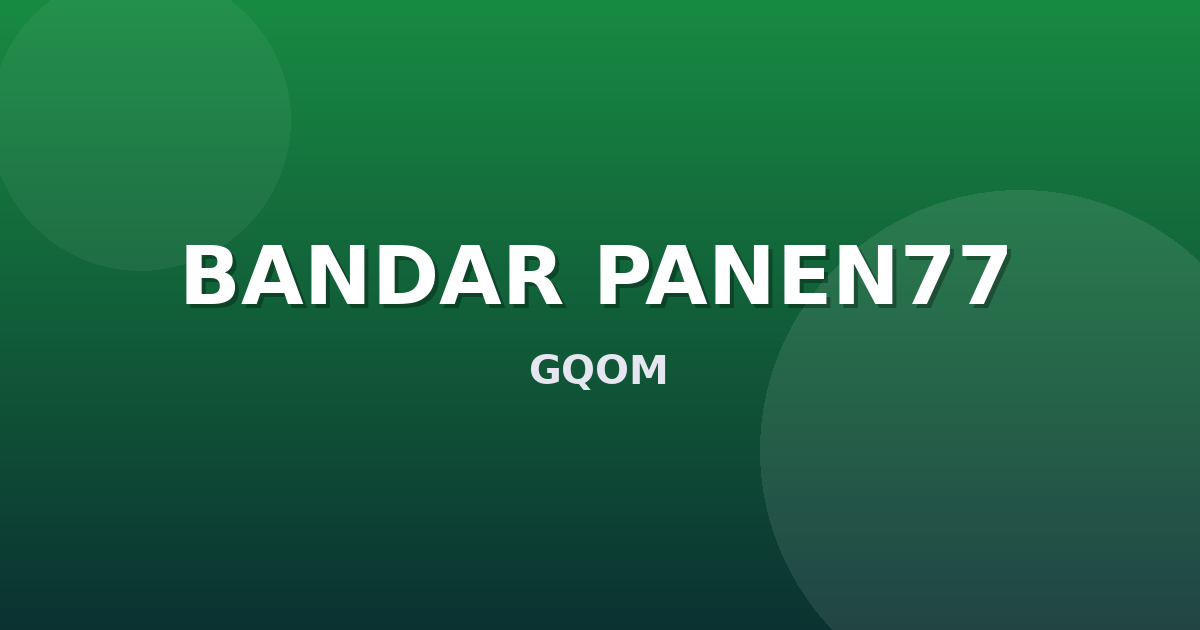 Banner BANDAR PANEN77