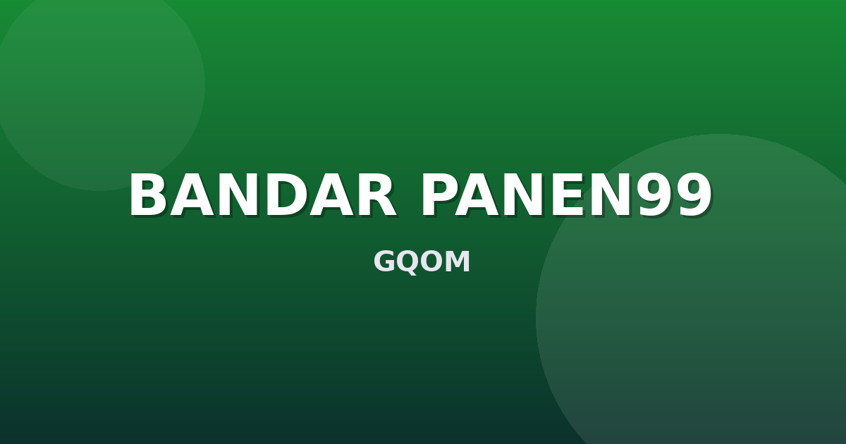 Banner BANDAR PANEN99
