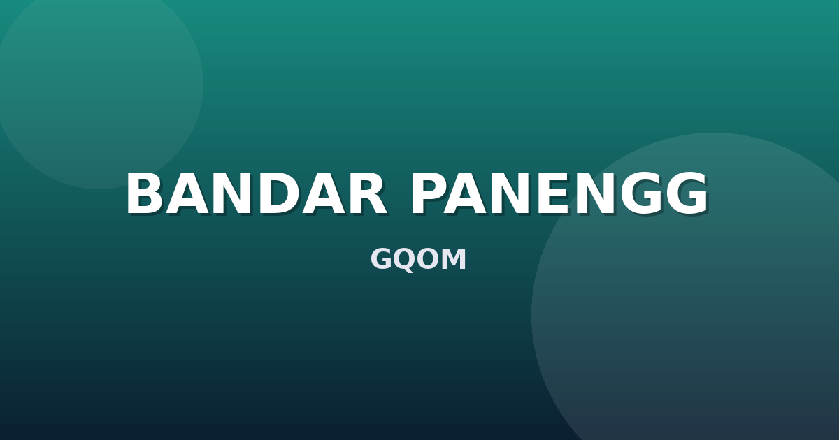 Banner BANDAR PANENGG