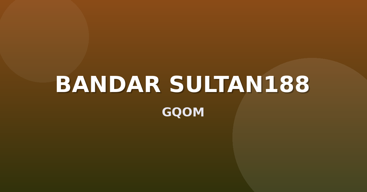 Banner BANDAR SULTAN188