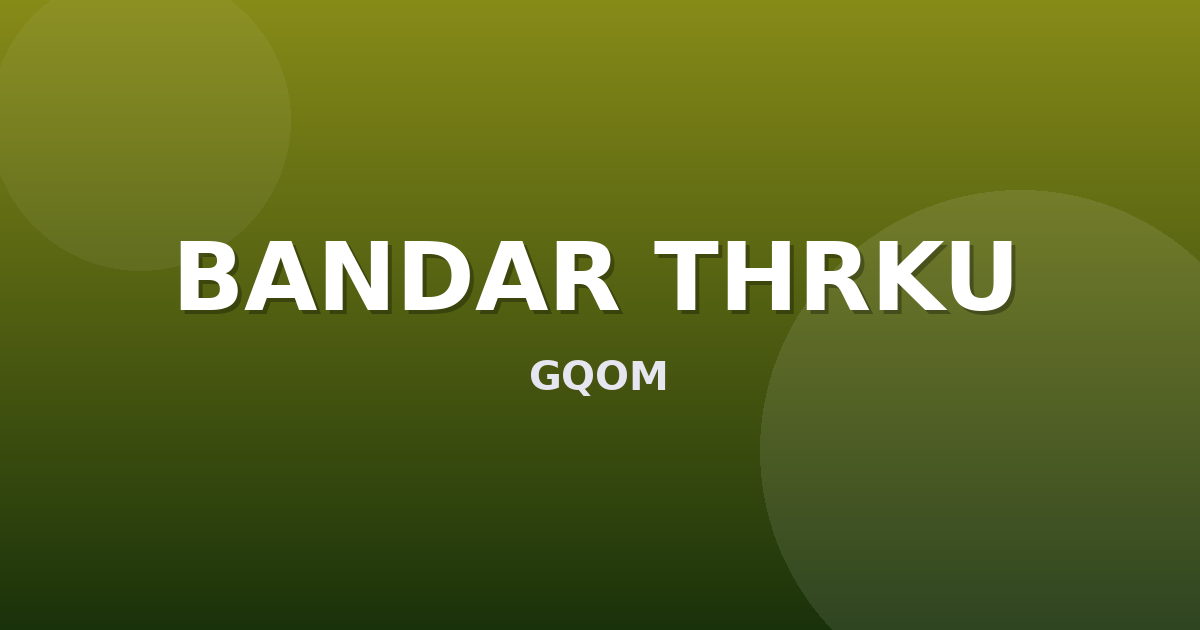 Banner BANDAR THRKU