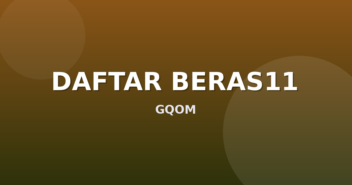 Banner DAFTAR BERAS11