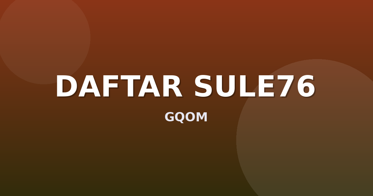 Banner DAFTAR SULE76