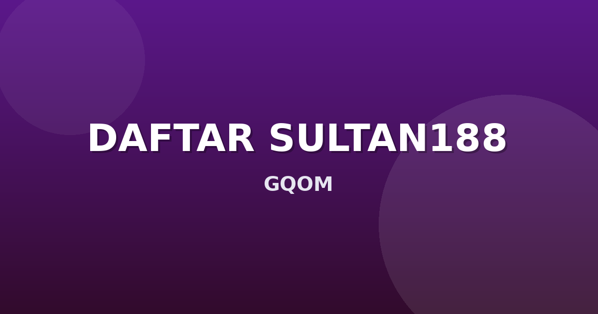 Banner DAFTAR SULTAN188