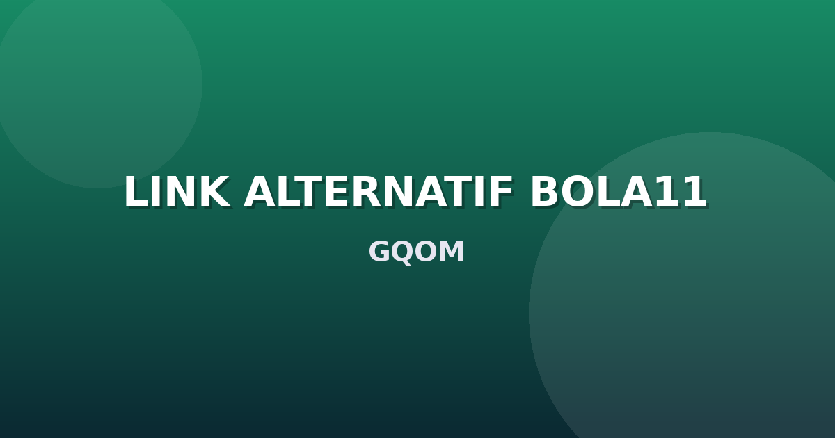 Banner LINK ALTERNATIF BOLA11
