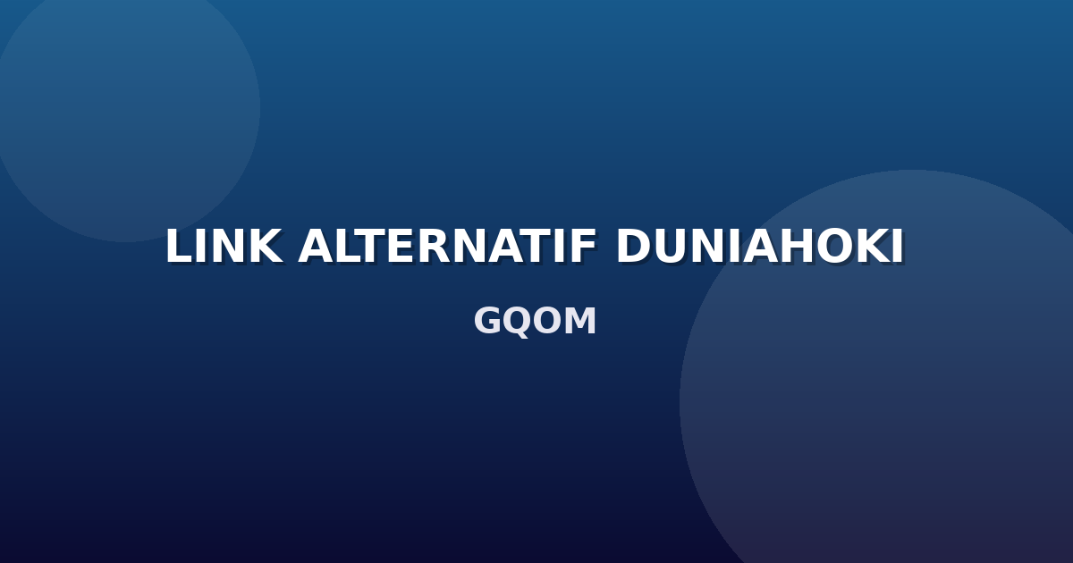 Banner LINK ALTERNATIF DUNIAHOKI