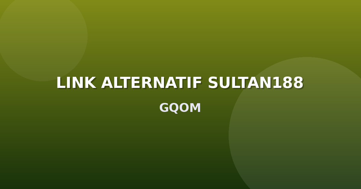 Banner LINK ALTERNATIF SULTAN188