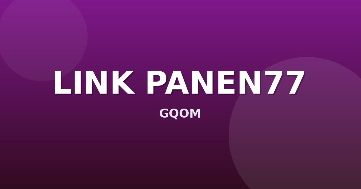 Banner LINK PANEN77