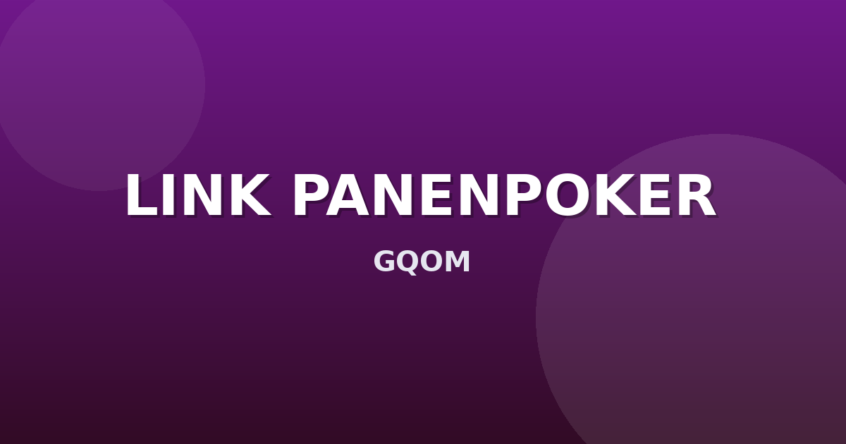 Banner LINK PANENPOKER