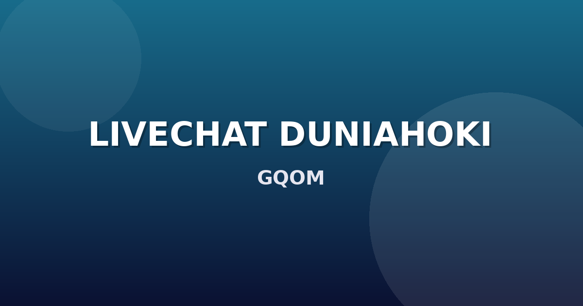Banner LIVECHAT DUNIAHOKI