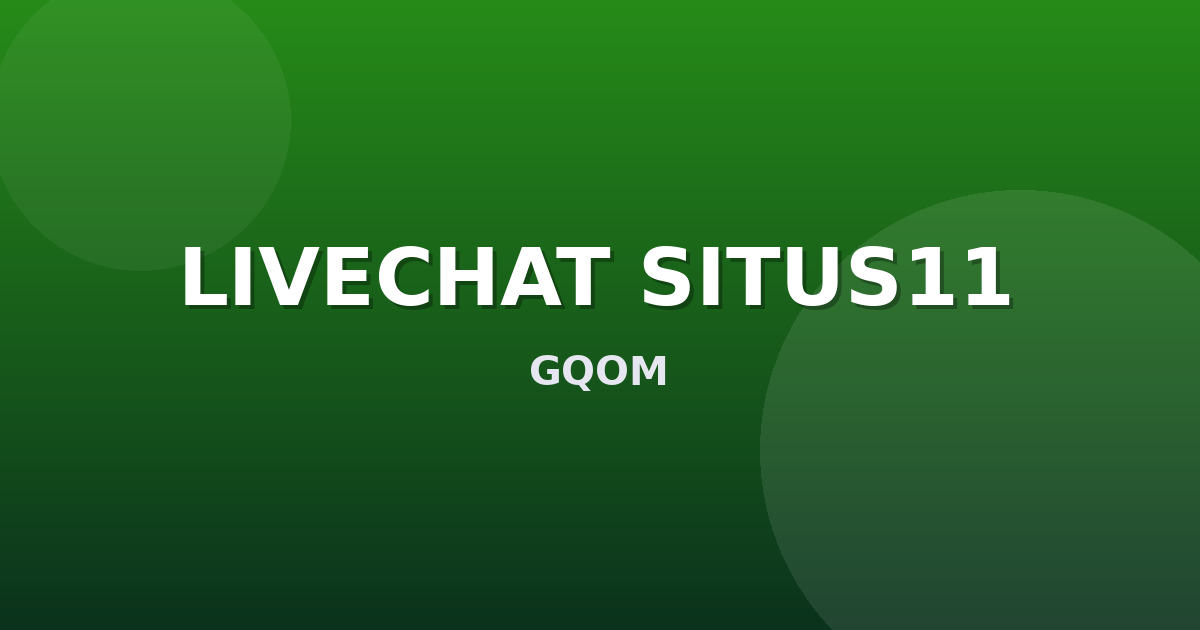 Banner LIVECHAT SITUS11