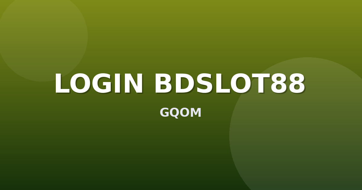 Banner LOGIN BDSLOT88