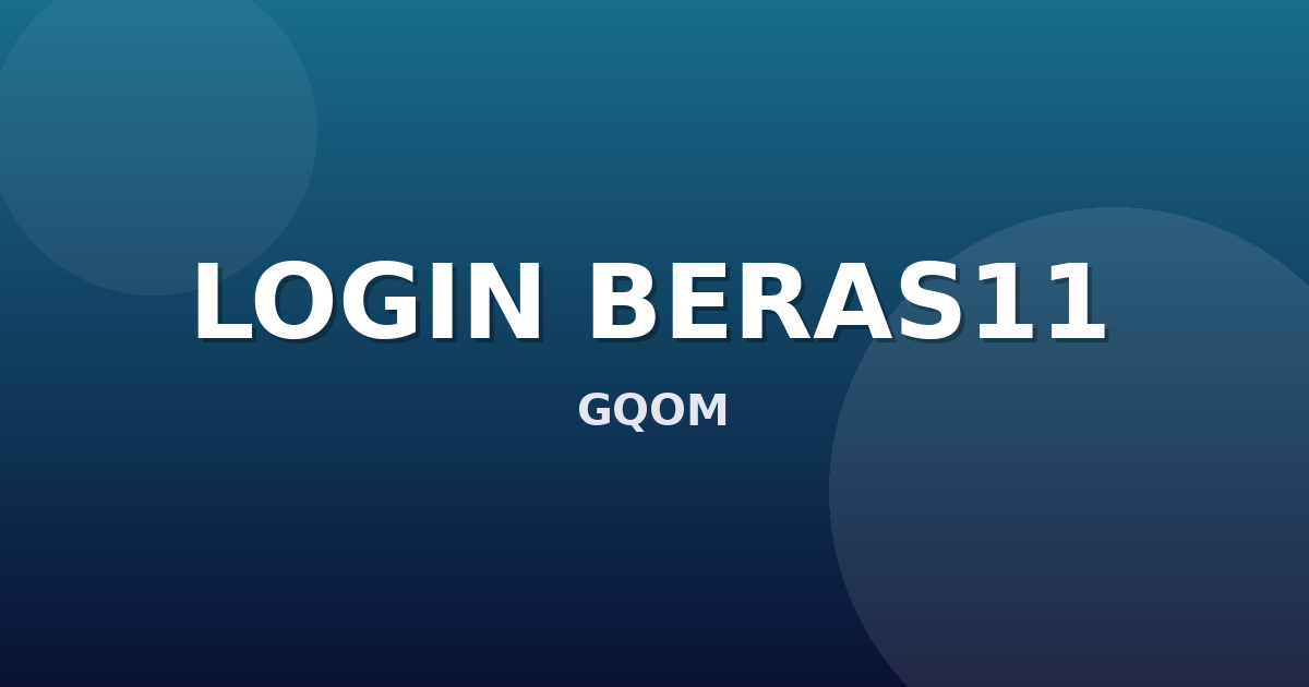 Banner LOGIN BERAS11
