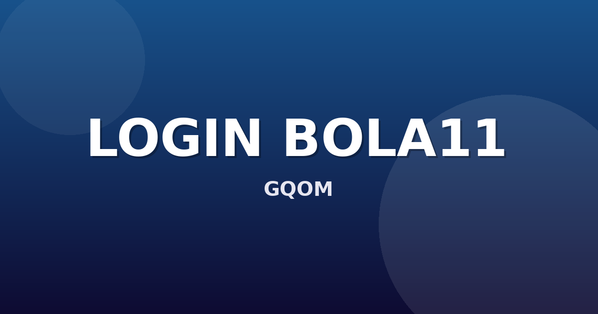 Banner LOGIN BOLA11