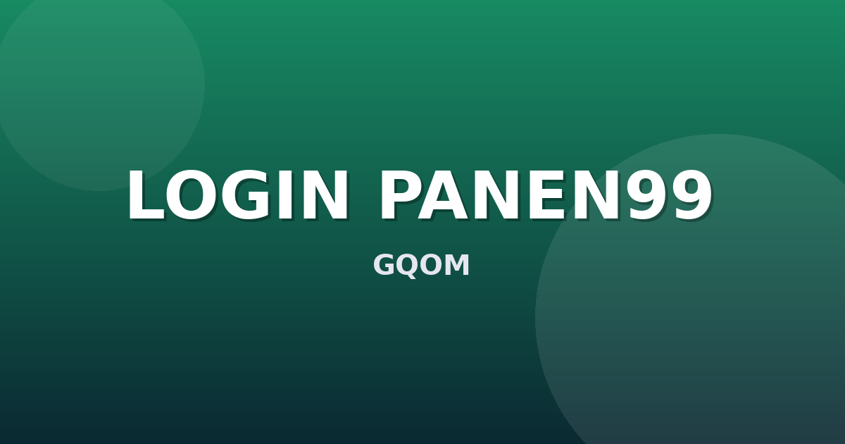 Banner LOGIN PANEN99