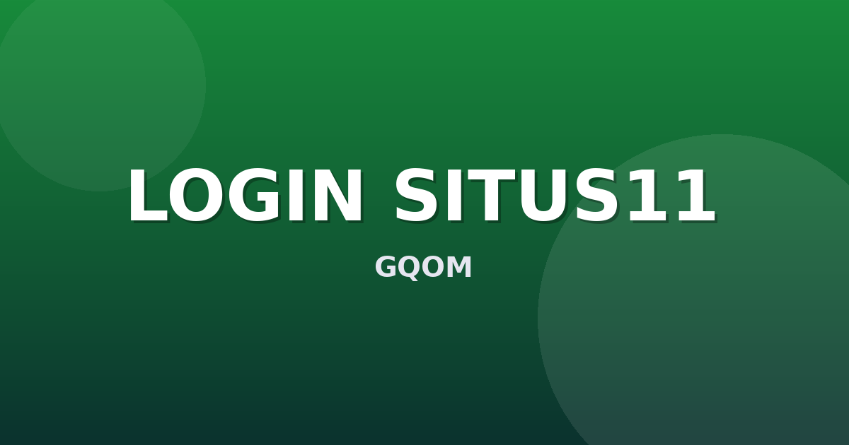 Banner LOGIN SITUS11