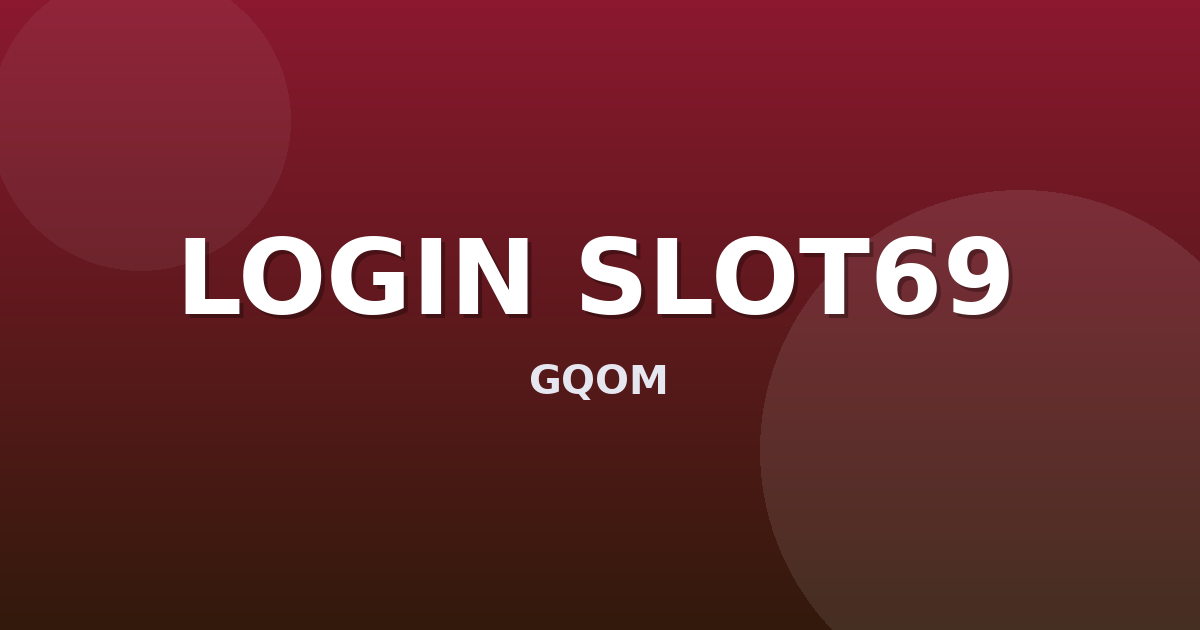 Banner LOGIN SLOT69