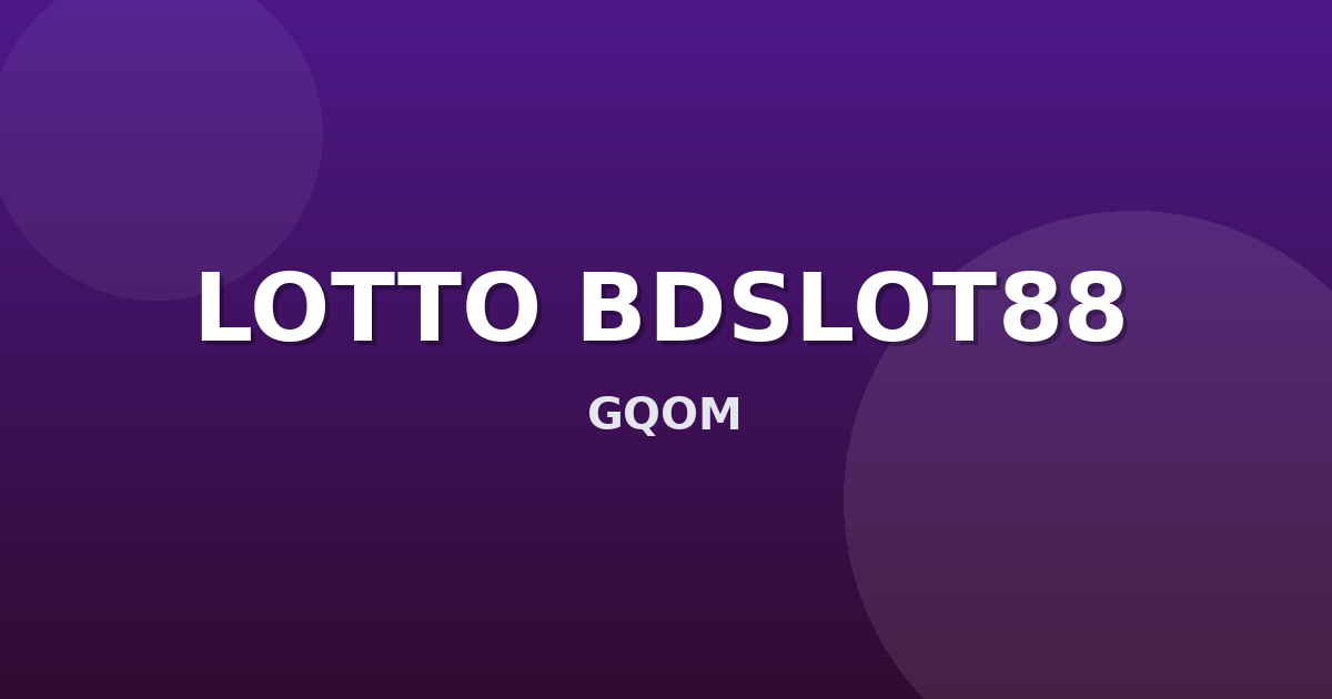 Banner LOTTO BDSLOT88