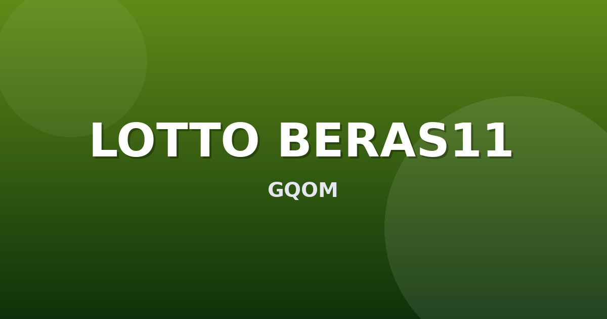 Banner LOTTO BERAS11