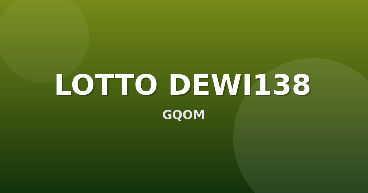 Banner LOTTO DEWI138
