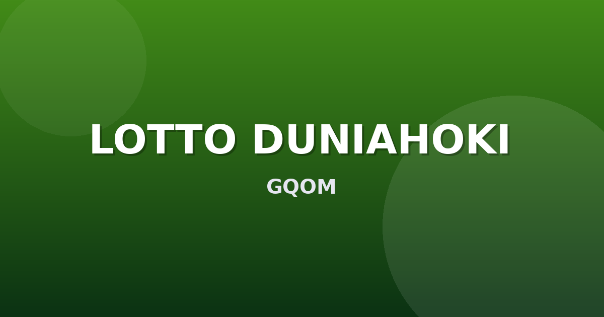 Banner LOTTO DUNIAHOKI