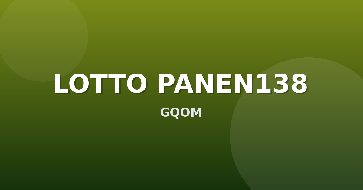 Banner LOTTO PANEN138