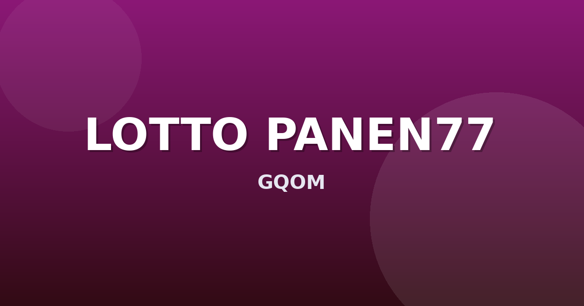 Banner LOTTO PANEN77