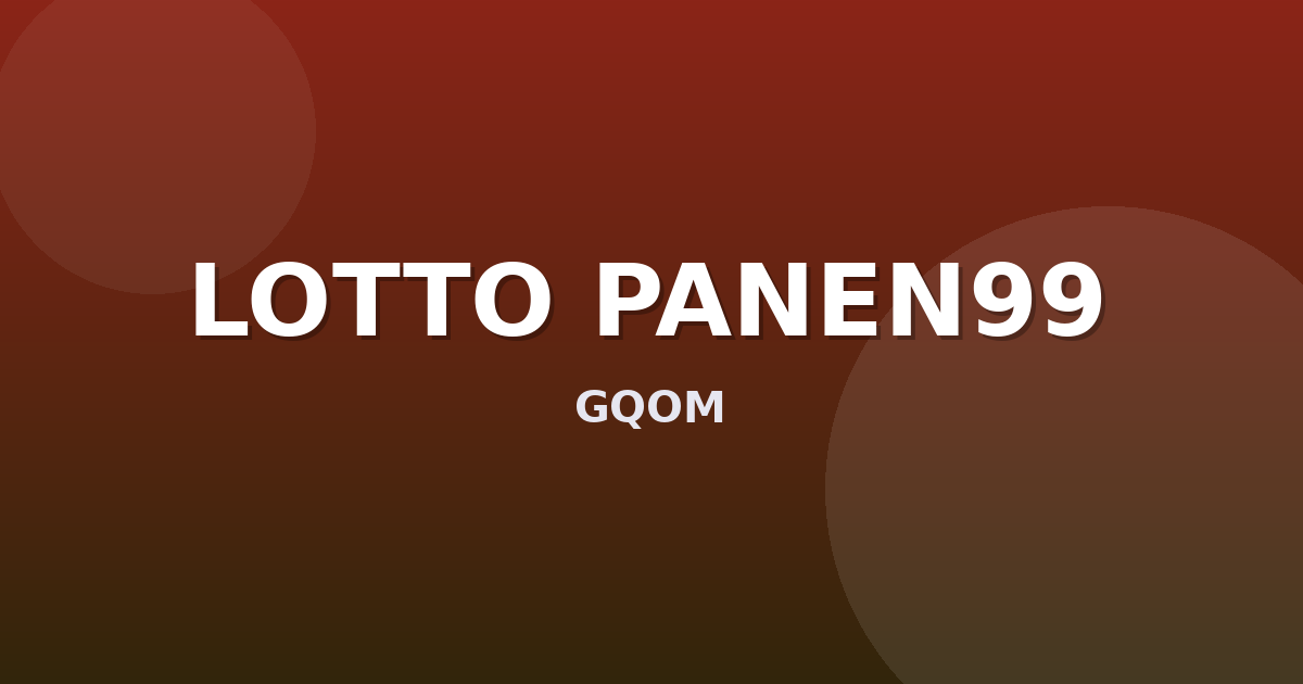 Banner LOTTO PANEN99