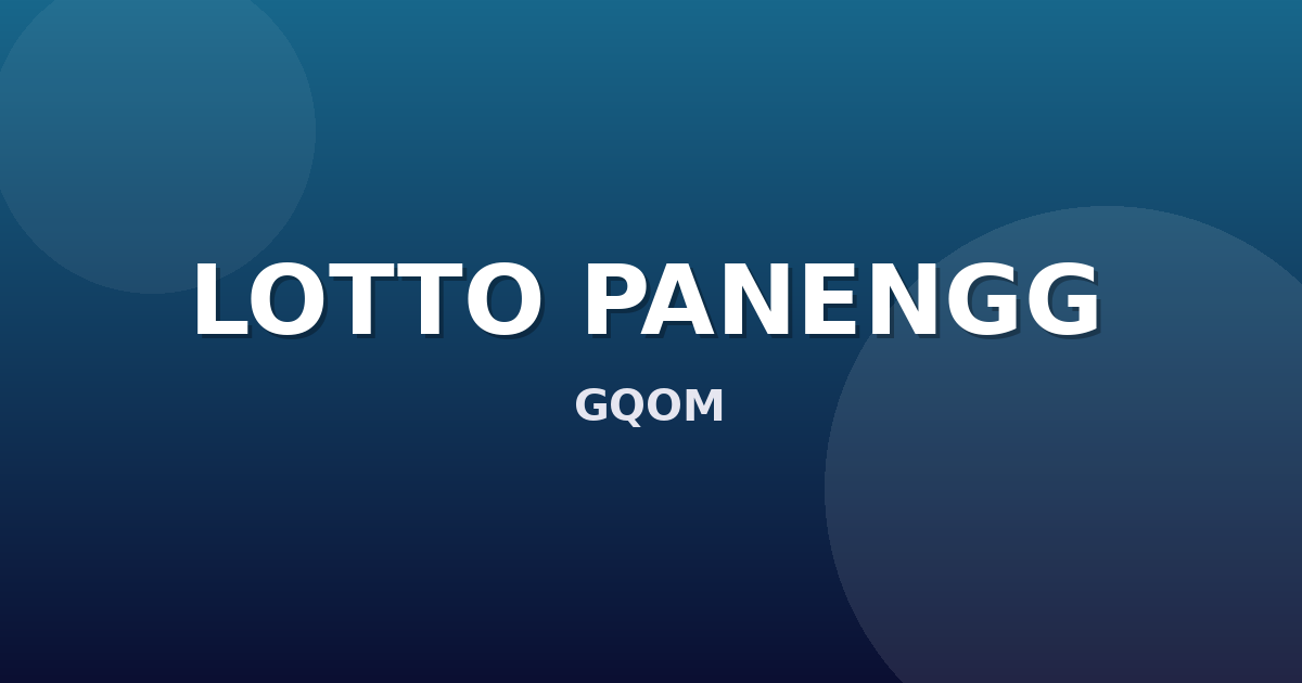 Banner LOTTO PANENGG