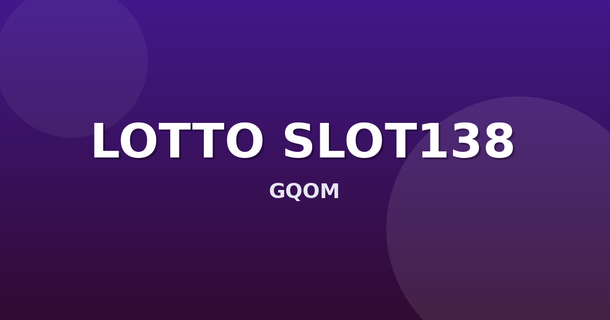Banner LOTTO SLOT138