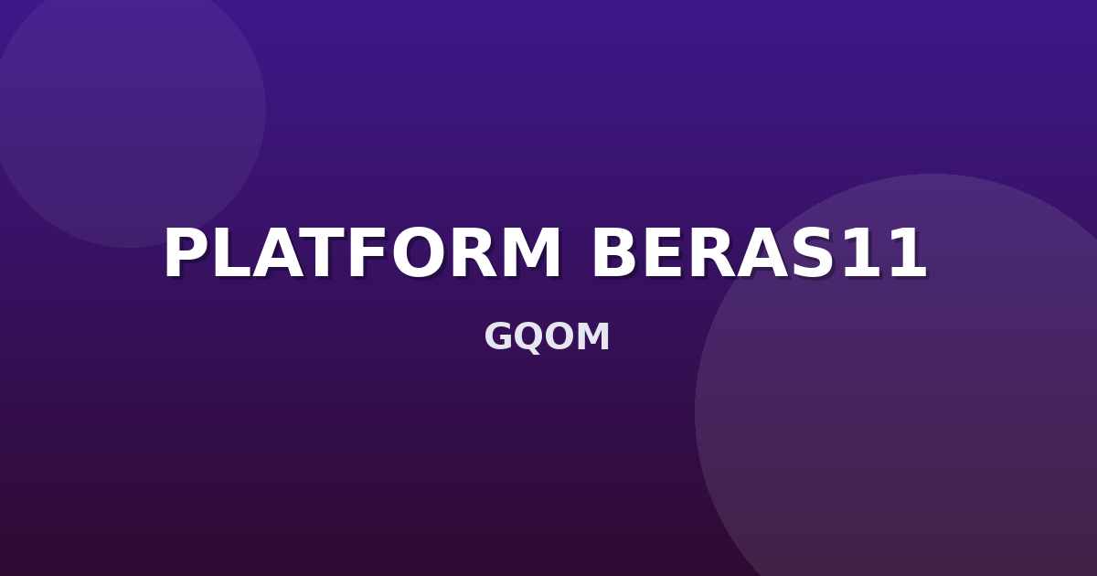 Banner PLATFORM BERAS11