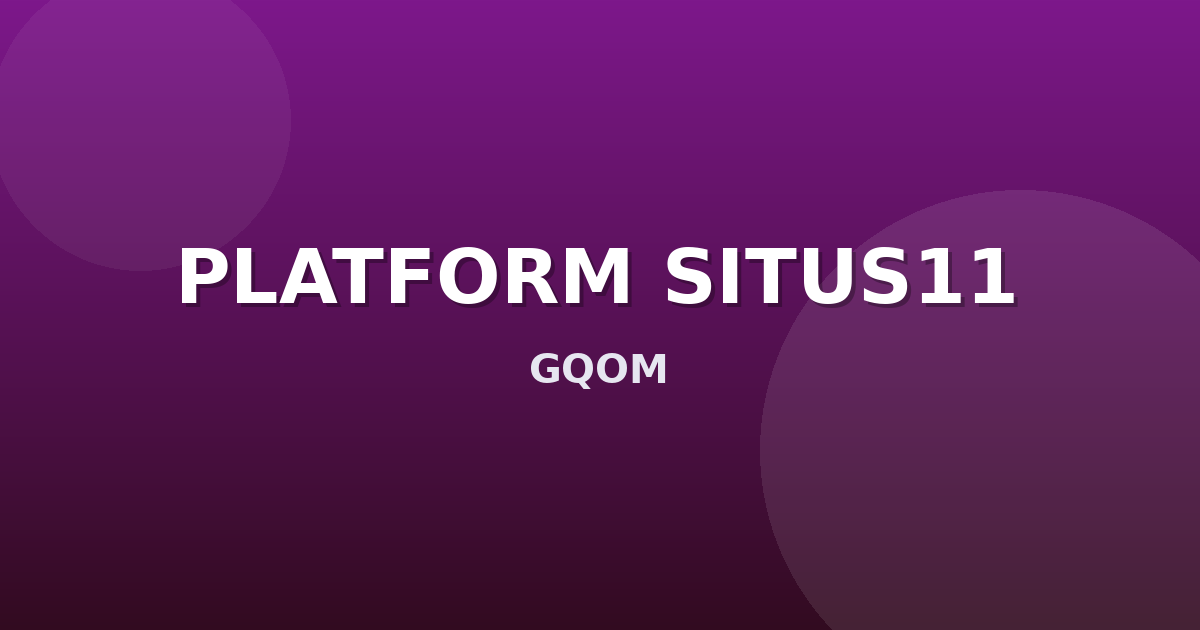 Banner PLATFORM SITUS11