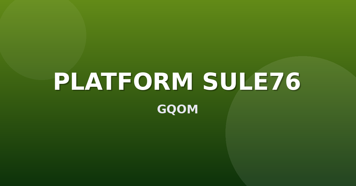 Banner PLATFORM SULE76