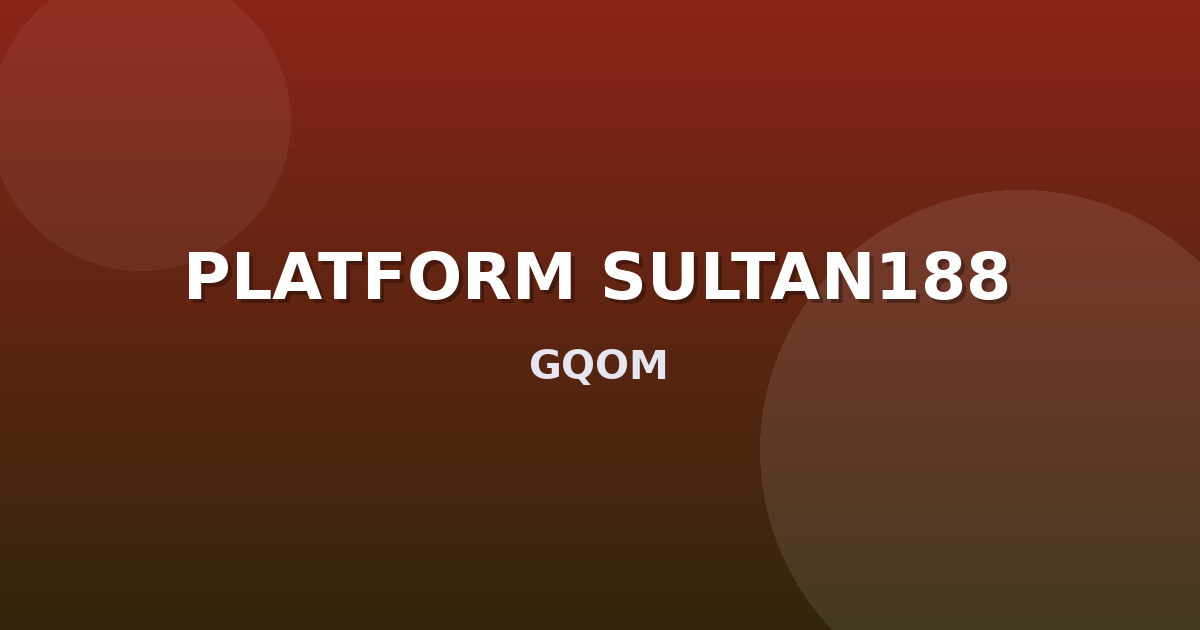Banner PLATFORM SULTAN188