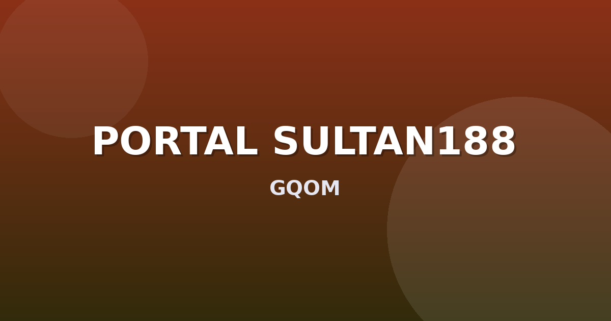 Banner PORTAL SULTAN188