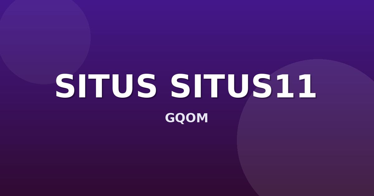 Banner SITUS SITUS11