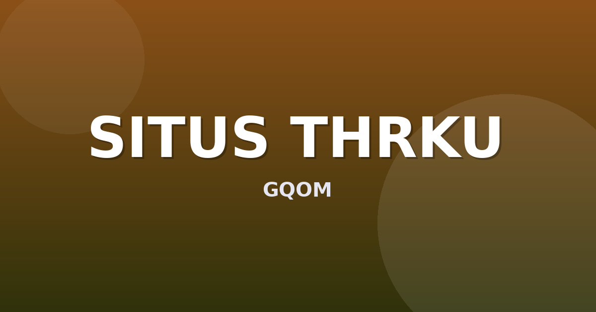 Banner SITUS THRKU