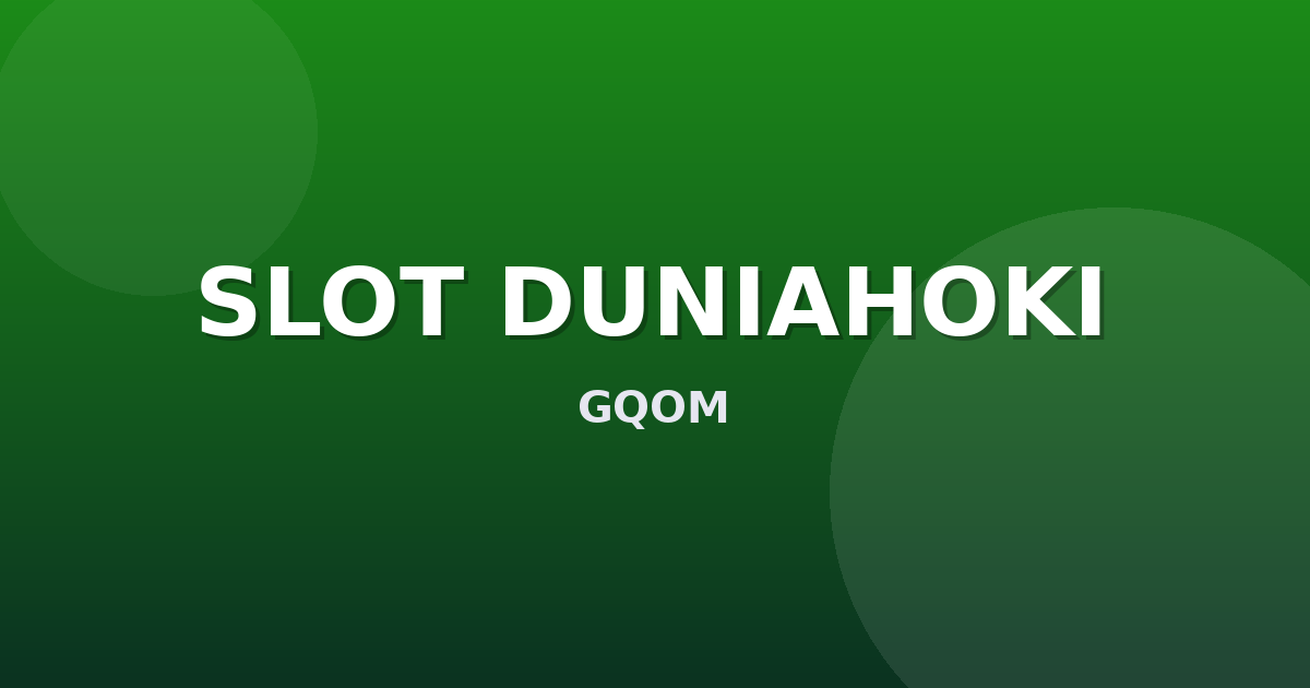 Banner SLOT DUNIAHOKI