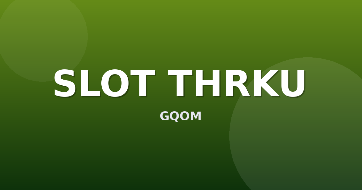 Banner SLOT THRKU