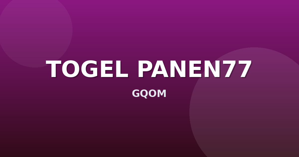 Banner TOGEL PANEN77