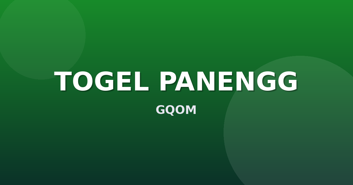 Banner TOGEL PANENGG