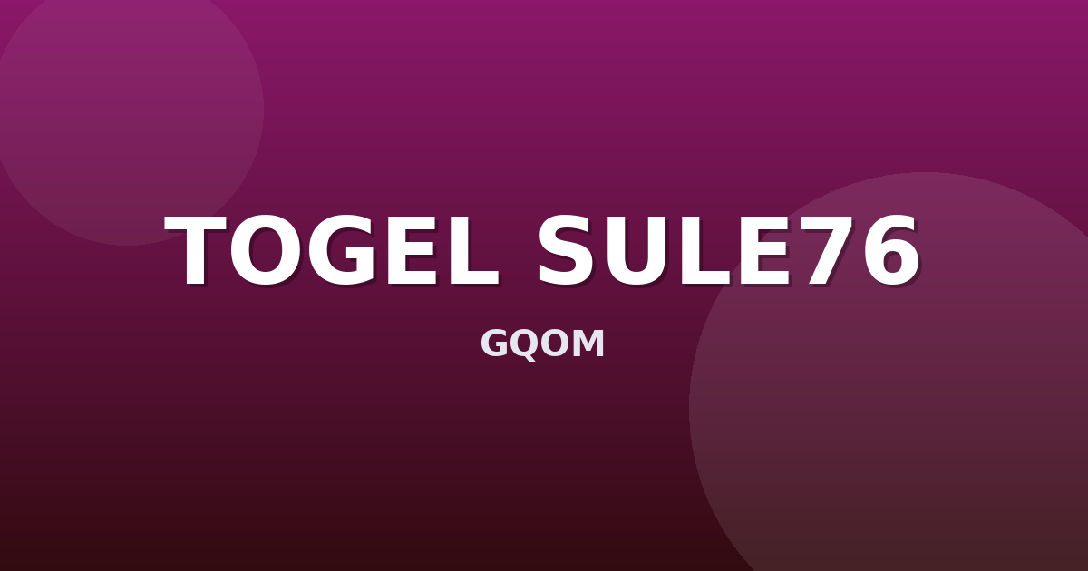 Banner TOGEL SULE76